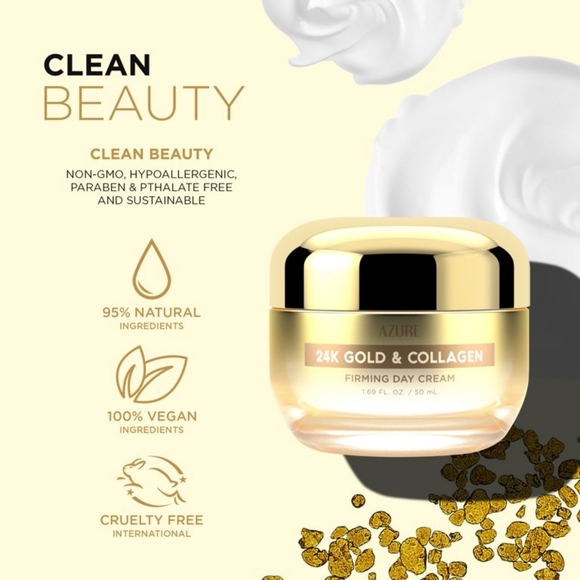 2 AZURE 24K Gold & Collagen Firming Day Cream - Picture 5 of 9